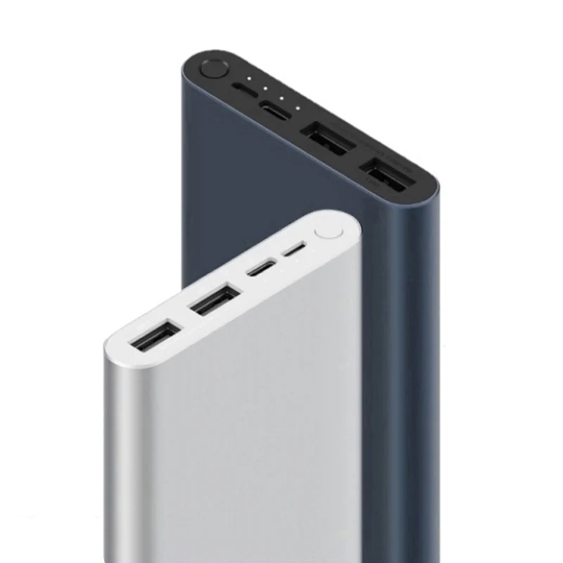 Новинка внешний аккумулятор Xiaomi Mi 3 10000 мАч Внешний Портативная зарядка Быстрая
