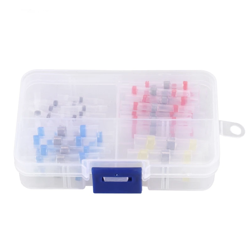 

Heat Shrink Solder Sleeves Electrical Wire Butt Terminals Non Crimp Connectors, 50PCS Mixed