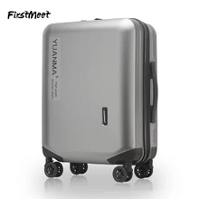 FirstMeet Дорожный чемодан Горячий бренд багаж алюминиевая рама тележка багаж Спиннер для переноски пароль hardside багаж