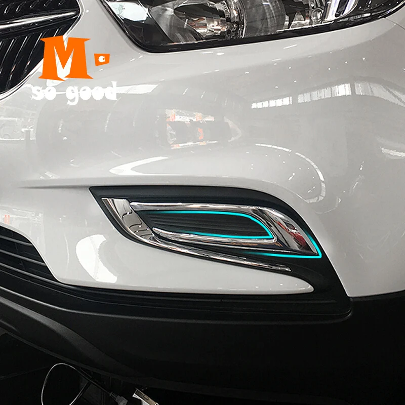Для Buick Encore ABS хромированные аксессуары 2016 17 18 2019 автомобильная Передняя и задняя