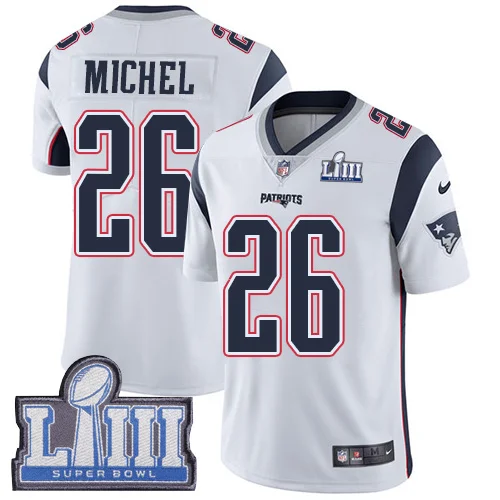 Super Bowl Patriots 12 TOM BRADY 87 ROB GRONKOWSKI 11 JULIAN EDELMAN 34 Rex Burkhead 15 Chris Hogan 26 sony Michel Jersey - Цвет: 16