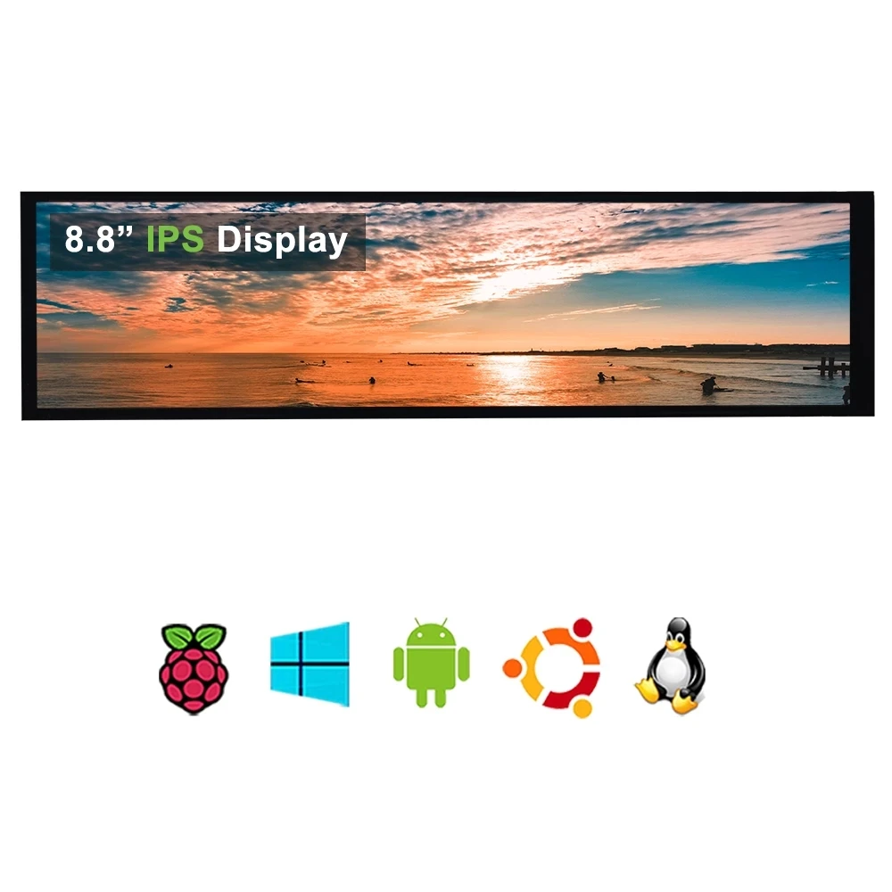 Monitor, IPS Strip Display, USB, 480x1920 IPS,