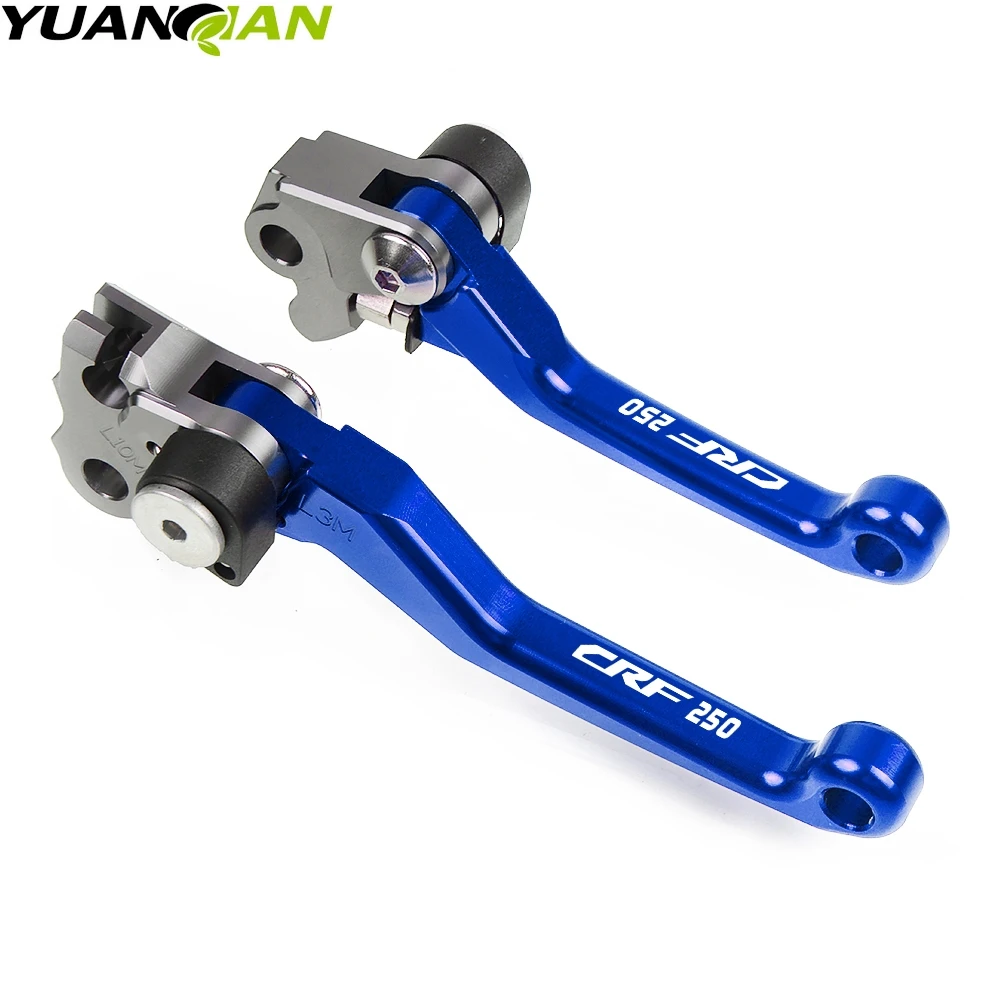 Для Honda CRF250R CRF 250R 250 R 2004-2006 2007- CRF250 ралли мотокросса CNC Pivot тормозные рычаги сцепления Байк CRF250 - Цвет: blue