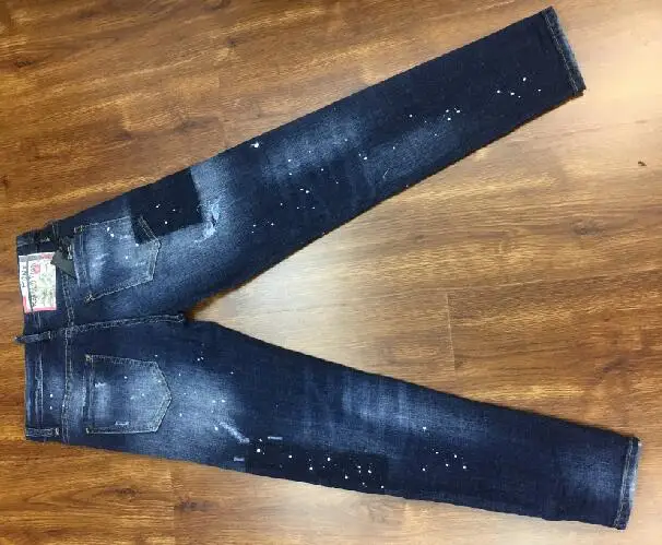 DSENQI новые женские джинсы Рваные для женщин узкие DSQ джинсы брюки женские джинсы штаны уличные 3374