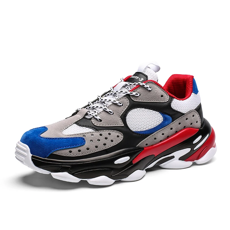 

Men's shoes Male Shoe Ventilation Trend Shoes Male Increase Shoes Noodles Man Leisure Time Sneakers Dad Shoe Male