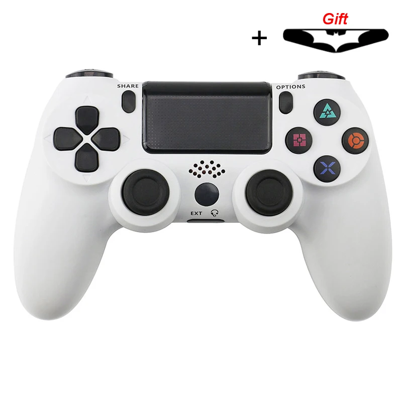 Для PS4 Bluetooth беспроводной/проводной джойстик контроллер для mando ps4 консоль для Playstation Dualshock 4 геймпад для PS3 консоль - Цвет: White