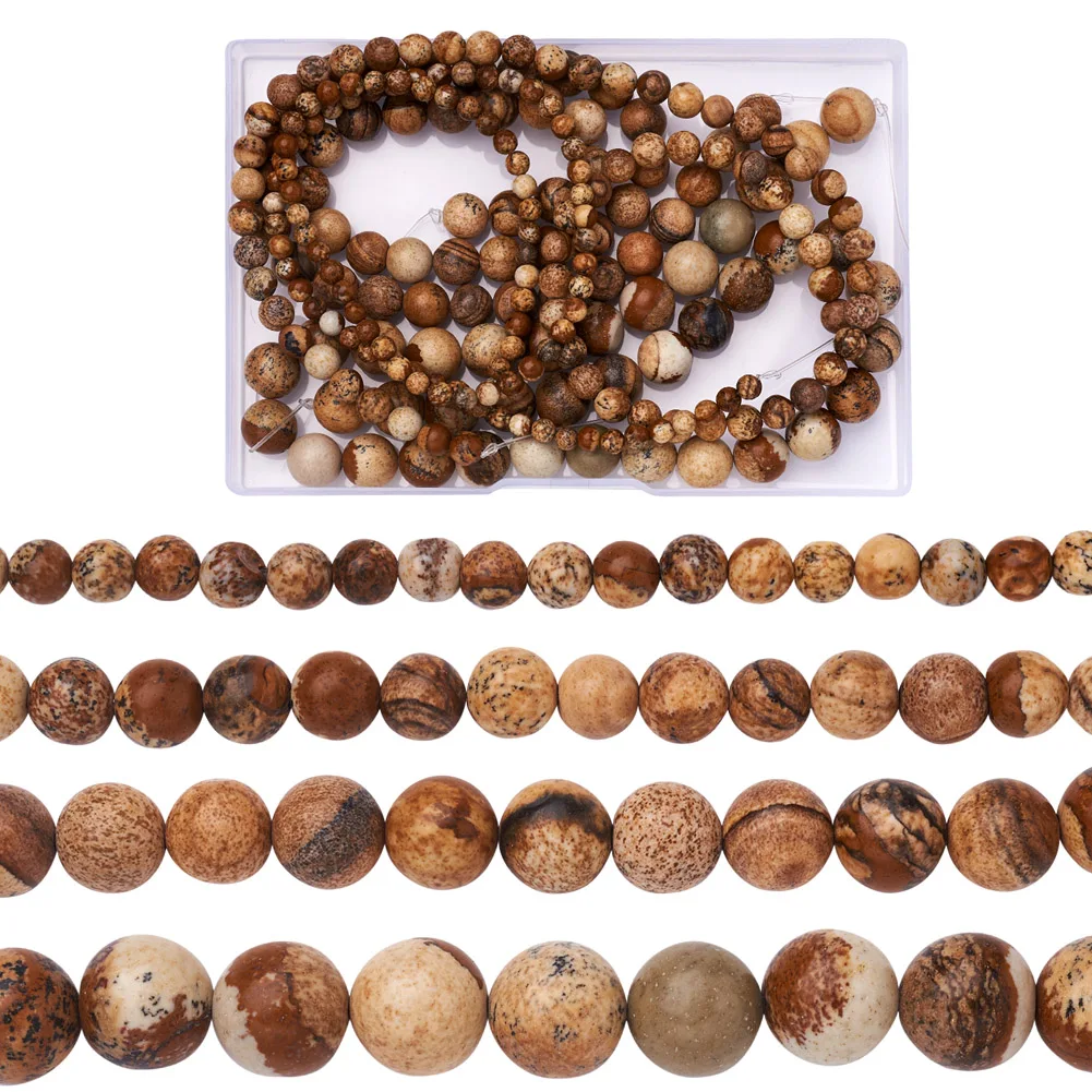 Pandahall Dyed Natural Stone Beads Strands 4mm/6mm/8mm/10mm for Jewelry Making DIY Bracelet Necklace Accessories Findings