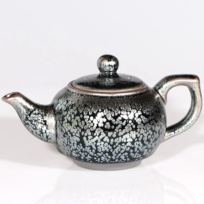 JZ136-teapot-tea-pot-filter-Tenmoku-teapot-beauties-handmade-porcelain-customized-gift-box-packed-authentic-JIANZHAN.jpg Jz136 Teáskanna Tea Edényszűrő Tenmoku Szépségek Kézzel Készített Porcelán Testreszabott Ajándékdoboz Csomagolt Hiteles/Jianzhan - Image 2
