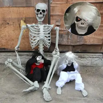 

Halloween Decoration Electric Horror Haunted House Scene Layout Props Cry Ghost Ornaments Realistic Design Haunted House Decor