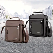 Винтажная оксфордская ткань, мужская сумка на плечо, портативная деловая сумка, кожаные сумки, Офисные сумки для компьютера, сумка для ноутбука