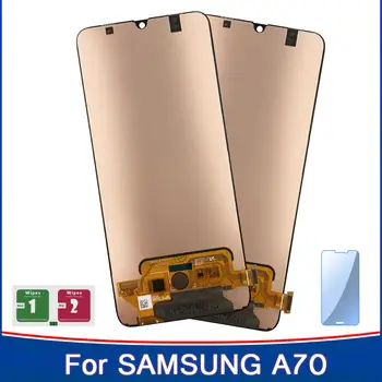 

2PCS 100% New Display For 6.7'' Samsung Galaxy A70 A705 A705F SM-A705F LCD Display Touch Screen Digitizer Adjustable Replacement