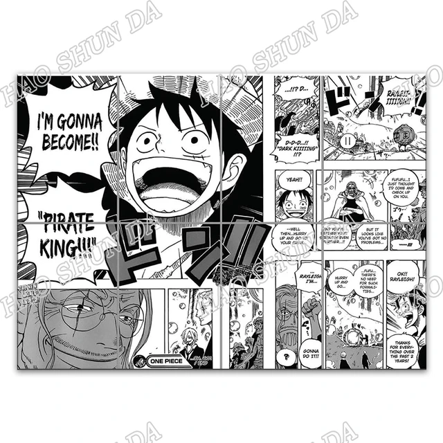 One Piece Manga Anime Cartoon Japan Home Decor Wall Art Multi Panel Canvas Poster Hd Print For Kids Room Decoration Painting Calligraphy Aliexpress