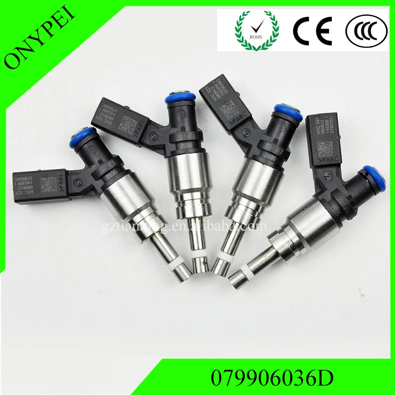 4x OEM 079906036D FIJ0008 Топливная форсунка для 2008-2011 R8 RS4 4.2L V8