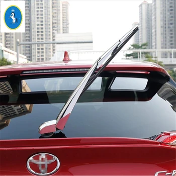 

Yimaautotrims Auto Accessory Rear Windshield Window Rain Wiper Frame Cover Trim Fit For Toyota C-HR CHR 2016 2017 2018 2019 2020