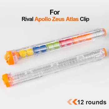 12 Gunshot Cartridge Bullet Clip For Nerf Rival Apollo XV-700 Ball Bullets for Rival Zeus Apollo Toy Gun Dart Series