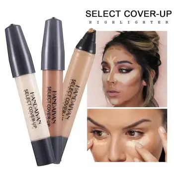 

12-Color High Gloss Whitening Foundation Liquid Oil Control Brightening Concealer Pen Whitening Moisturizing Base Cream TSML1