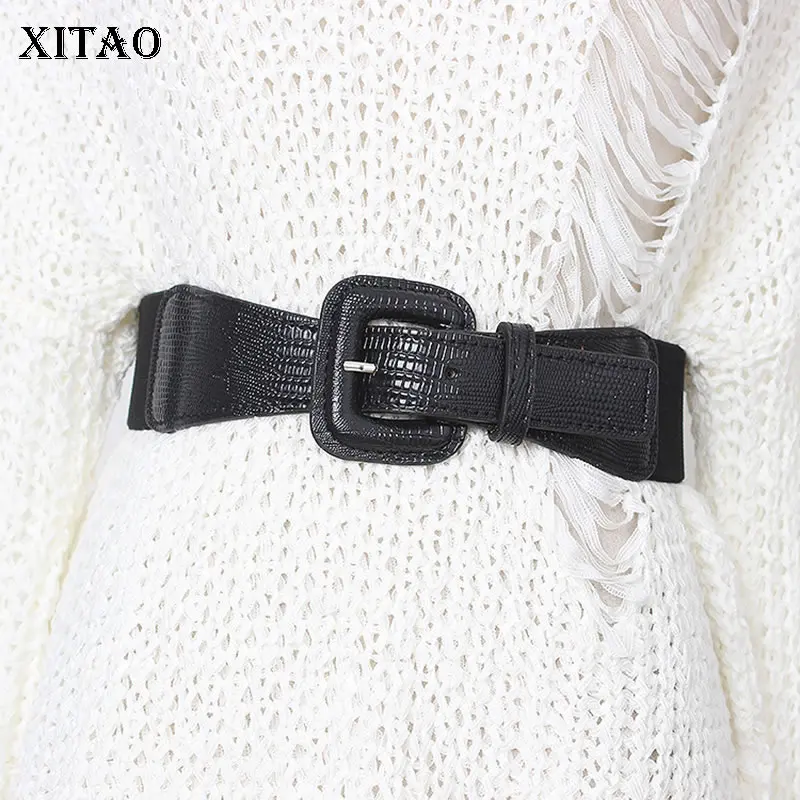 XITAO стильный и простой широкий пояс Женская мода Новинка Эластичный узкий пояс элегантный пояс XJ2399