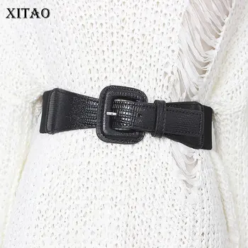 

XITAO Stylish and Simple Cummerbunds Women Fashion New 2019 Elastic Elastic Narrow Waist Elegant Minority Cummerbunds XJ2399
