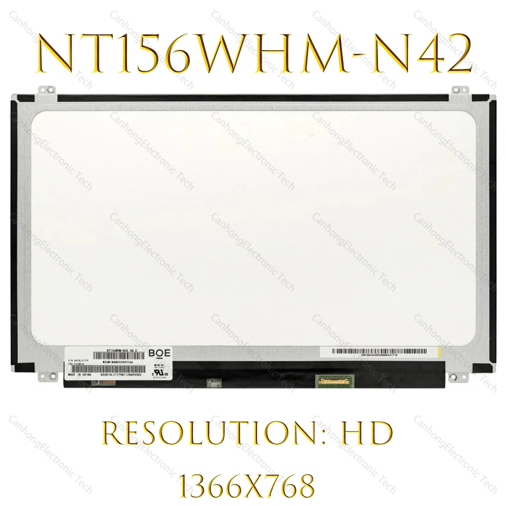 

15.6"Inch EDP 30Pins 1366*768 Laptop Screen NT156WHM-N42 N156BGE EA2 E32 B156XTN04.5 B156XTN04.6 LP156WHB-TPA2 NT156WHM N32