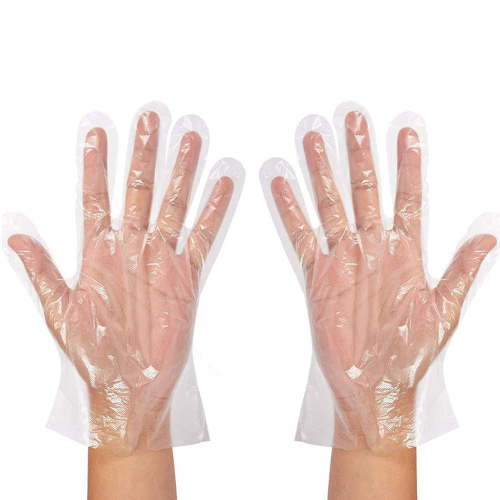 hand plastic gloves