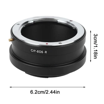 

Manual Lens Mount Adapter for Contax Yashica CY Lens to -Canon EOS R RF Mount
