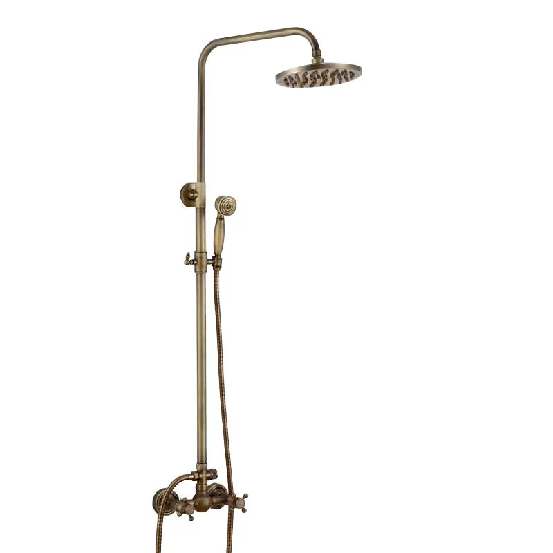 Shower game, old brass shower mixer, wall mounted shower faucet
