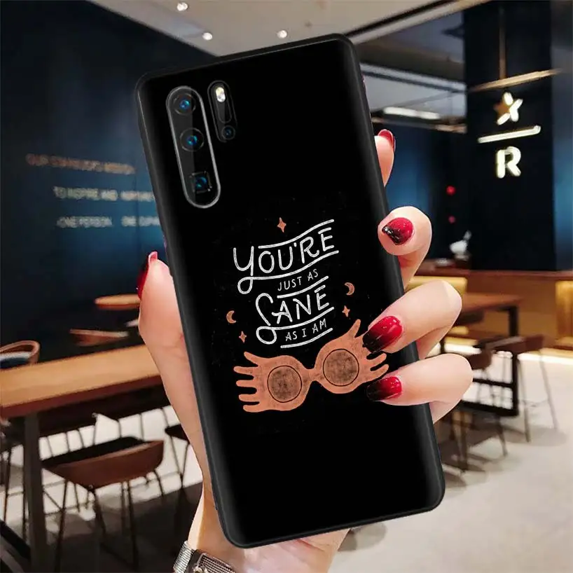 Черный мягкий чехол Potter Love для huawei P30 P20 P10 Lite Pro P Smart Z mate 30 10 20 Lite чехол для телефона - Цвет: BD180-9