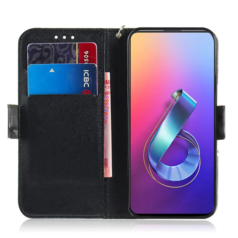 Кожаный чехол для Asus Zenfone Max Pro M2 M1 книжка ZS620KL ZB633KL ZB631KL ZB555kl ZS630kL подставка из