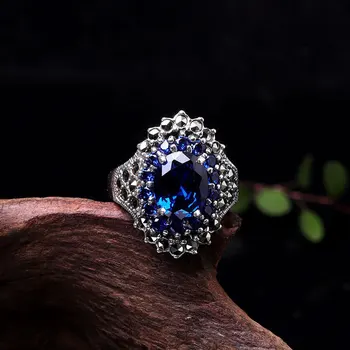 

2019 Limited Promotion Anel Feminino Character Items S925 Pure Ornaments Sterling Thai Thailand Woman Section Pomegranate Ring