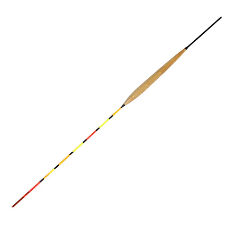 

10pcs Yellow Fish float Fishing Bobber Lure Slip-resistant Drift Indicator Buoy Fishing Equipment Tackle Practical Wooden MVI-in