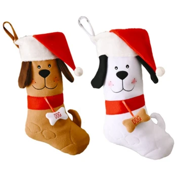 

Christmas Dog Bone Gift Socks/Pet Socks/Christmas Atmosphere Decor/Christmas Tree Decorations/Christmas Children Gifts