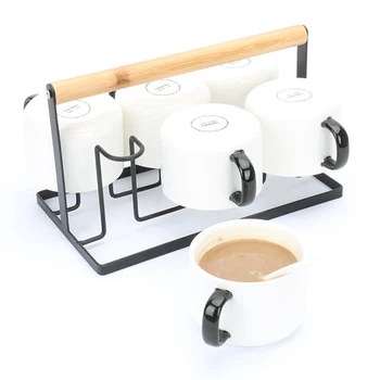 

Nordic Style Creative Cup Holder Coffee Cup Glass Drain Cup Holder Cafe Restaurant Decoration Rack Home Decor Ornament