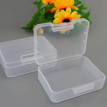 

1 Pcs Transparent Plastic Boxes Card Holder Container PP Storage Case Packing Poker Game Card Box for Stationery Holder