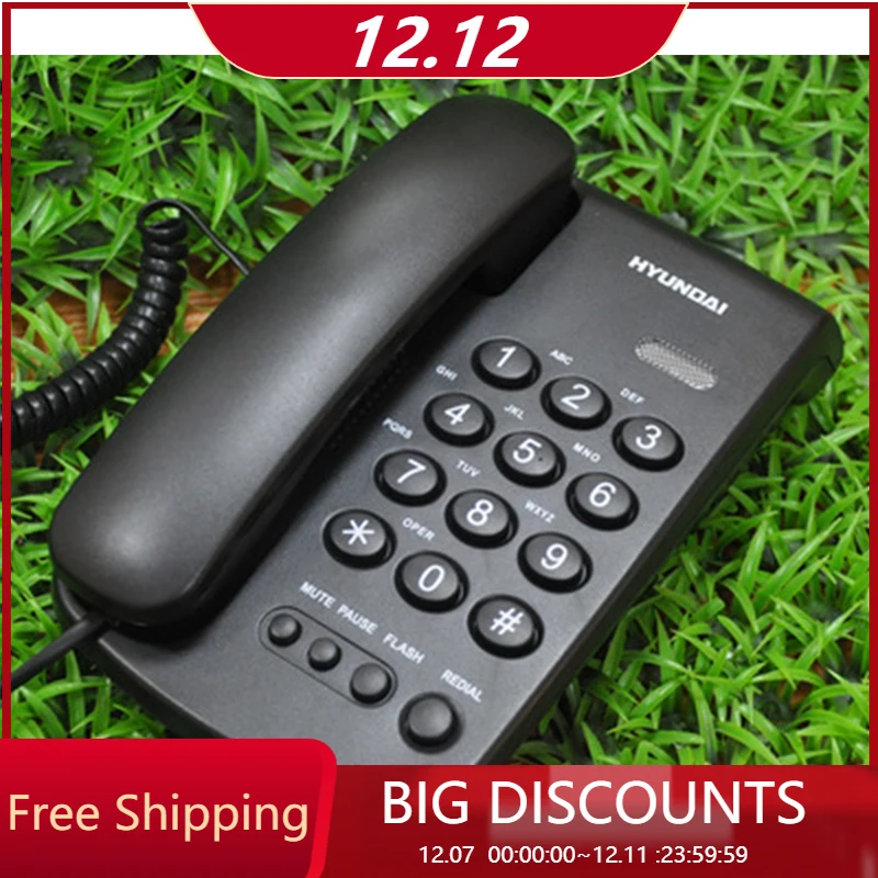 

886 Telephone Landline Wall-Mounted Corded Phone Universal Can Be Business Office Hotel Room Telephone
