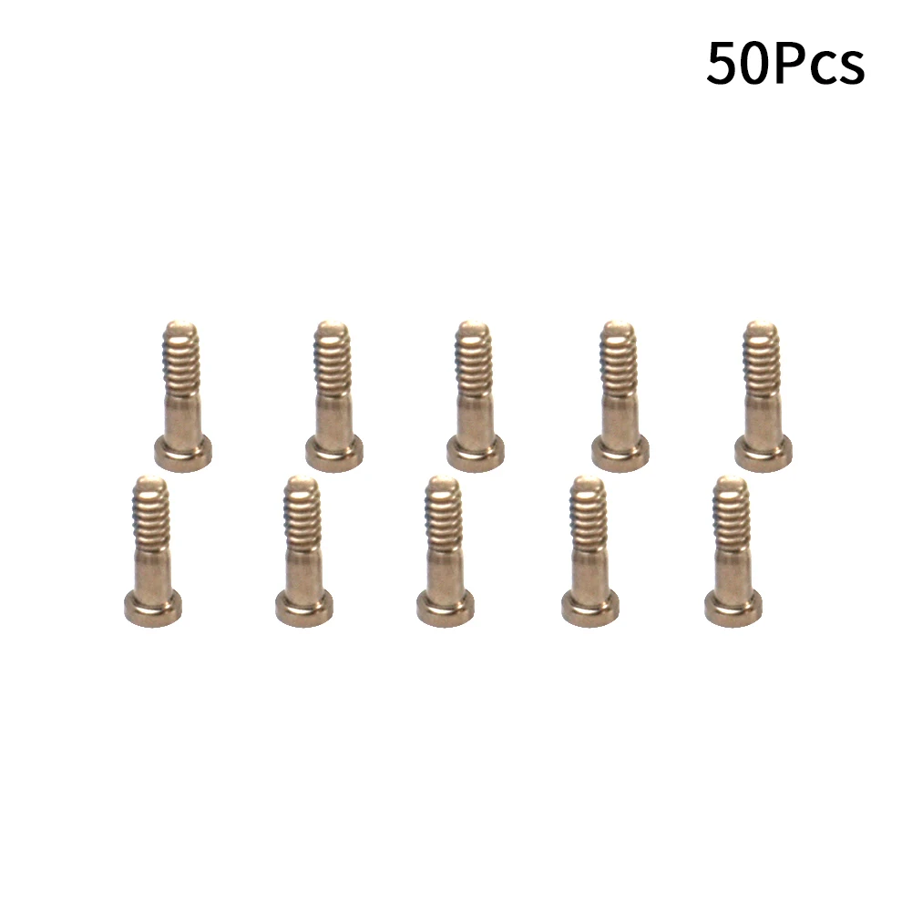 Gold White 50pcs Аппаратные средства Pentalobe док мини Torx телефон аксессуар внутренний ремонт замена нижний винт под фиксированной для IPhone 6 6S 6SP - Цвет: Gold White 50pcs