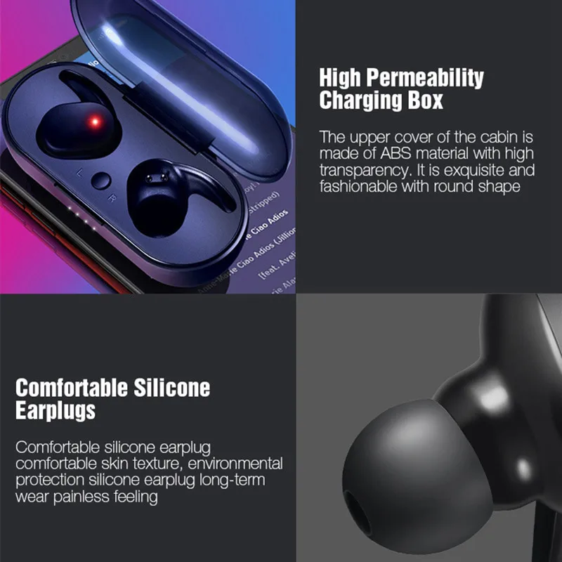 TWS4 Bluetooth earphone Waterproof earbuds Music Headphones Touch Key Mini Earpieces For Huawei Xiaomi iPhone wireless earphones