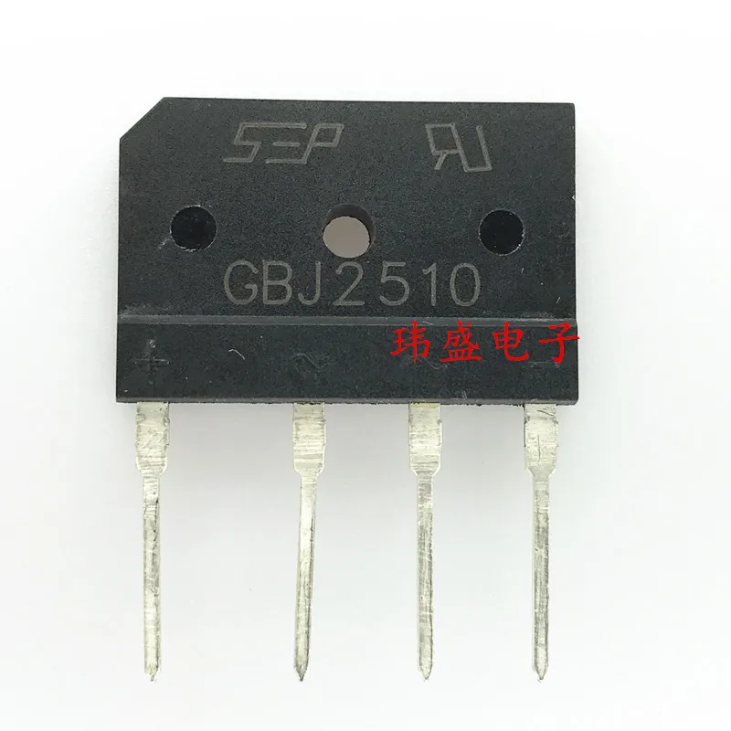 10 шт. GBJ2510 1000 V/25A KBJ2510