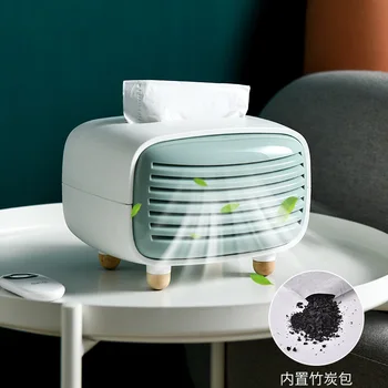 

Tissue box home living room creative desktop storage box coffee table restaurant roll carton Nordic minimalist cute carton