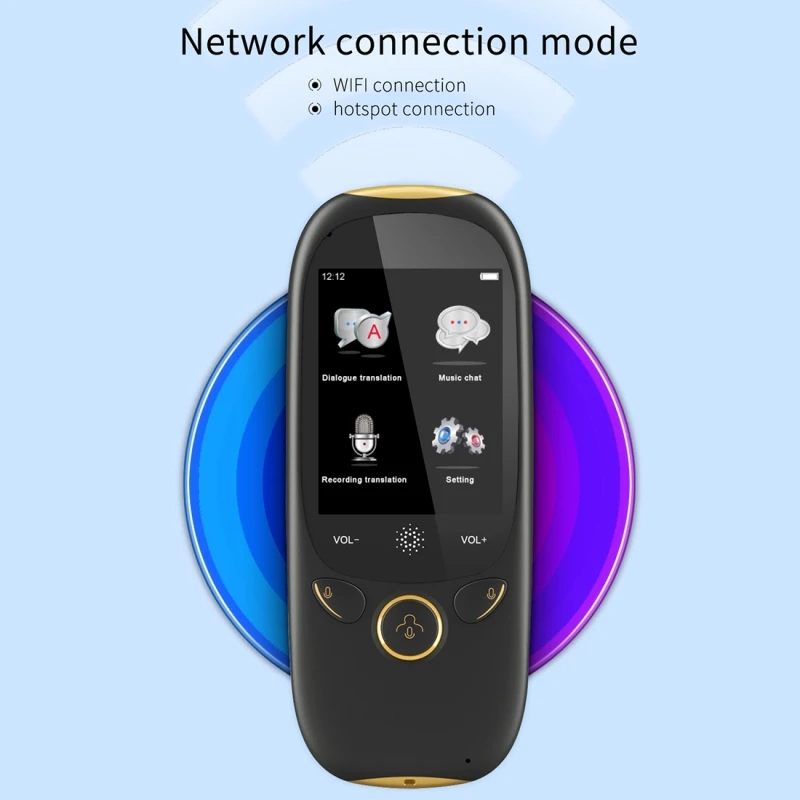  AAAE Top-2.0 Inch Screen Voice Translator 45 Multi-Language Ai Translation Machine 512Mb+4Gb for Gl