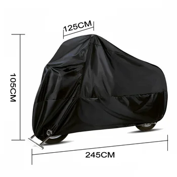 

XXL Motorcycle Cover Dust UV Protector For Harley Series Windproof Accessory