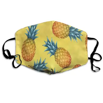 

Face Mask Pineapples Trendy Cycling Half Face Earloop Face Mask For Woman