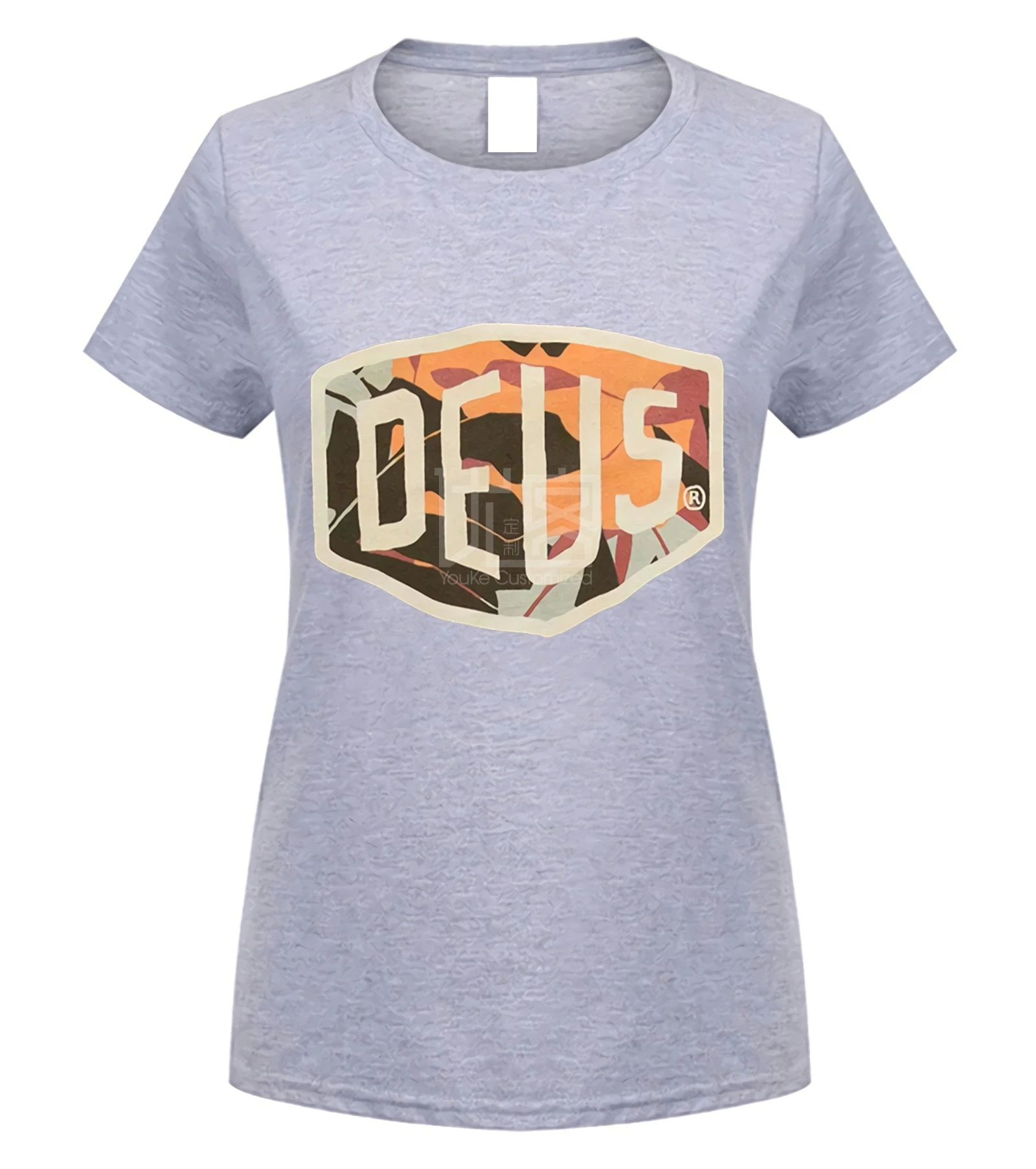 women Light grey Deus Ex Machina Chulo Shield Мужская футболка-Dkolv все размеры - Цвет: women Light grey