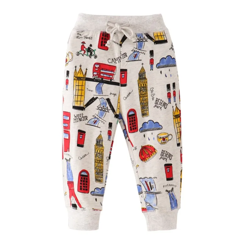 Sweatpants kids boy clothes trousers pants for boy cotton printed toddler boys casual autumn winter pants children boys clothes