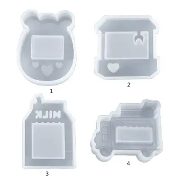 

DIY Resin Crystal Epoxy Quicksand Mold Pendant Jewelry Casting Silicone Mould F3MD