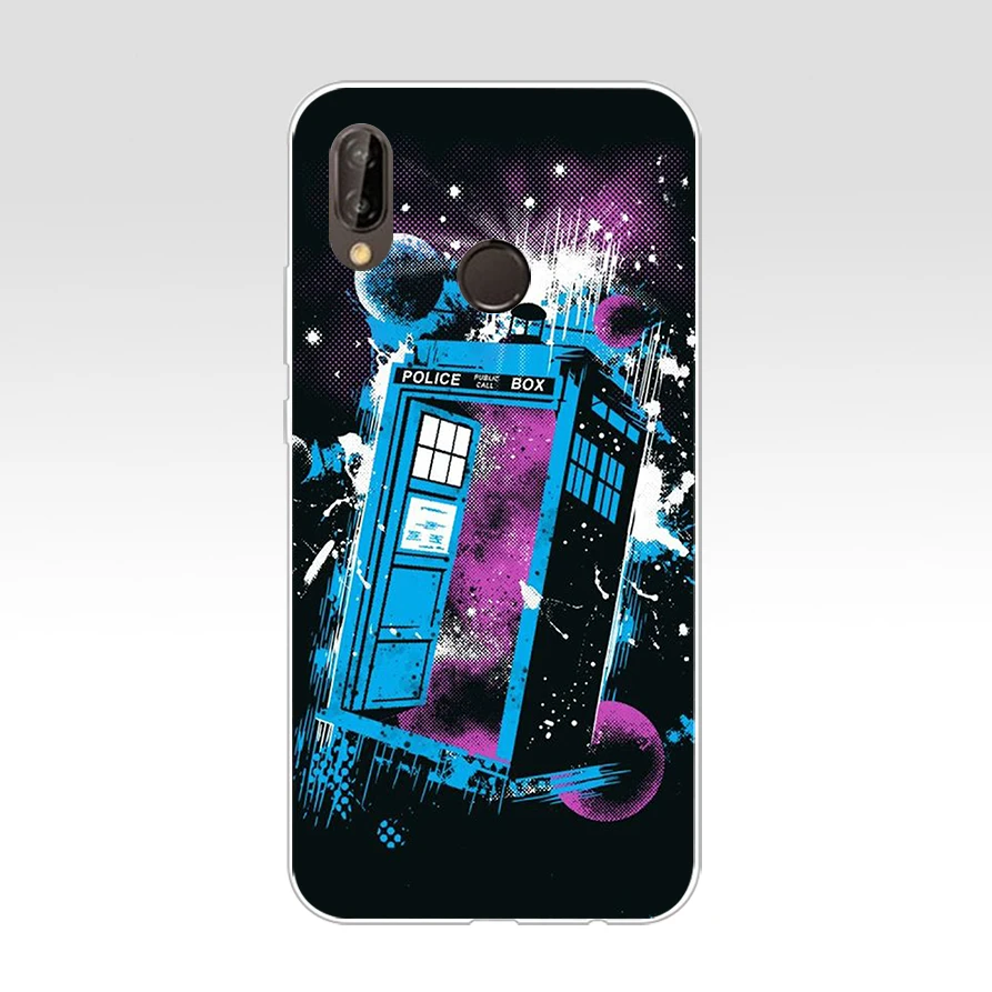 Чехол из мягкого силикона ТПУ 249FG Tardis Box Doctor Who для huawei Mate P20 P30 Llte Pro Y6 Y7 2019|Бамперы| |