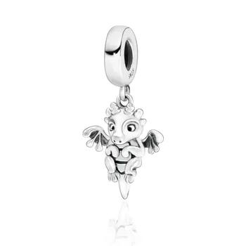 

Trendy 925 Sterling Silver You Are Magic Dragon Dangle Charm Beads fit Original European Bracelets Women DIY Jewelry