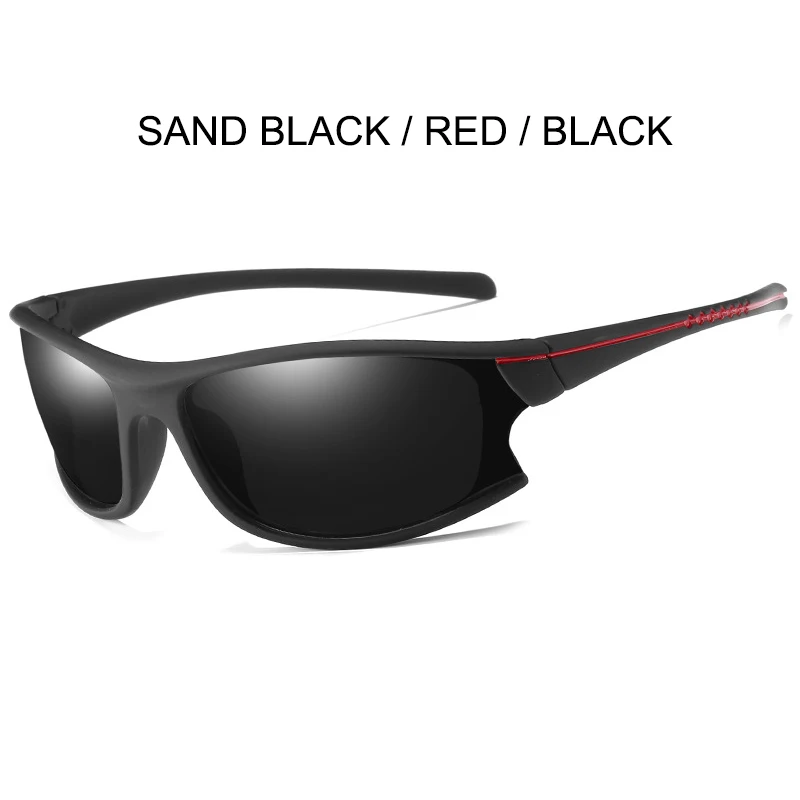 BLACK-RED-BLACK SIMPRECT UV400 поляризованные солнцезащитные очки мужские зеркальные красные Квадратные Солнцезащитные очки Ретро Винтажные Солнцезащитные очки для мужчин антибликовые очки - Цвет линз: BLACK-RED-BLACK