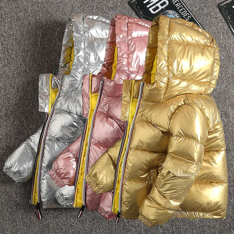 

CYSINCOS Baby Thicken Jacket Girls Autumn Winter Kids Jacket Hooded Warm Outerwear Coat Boy Girl Clothes Children Overcoats