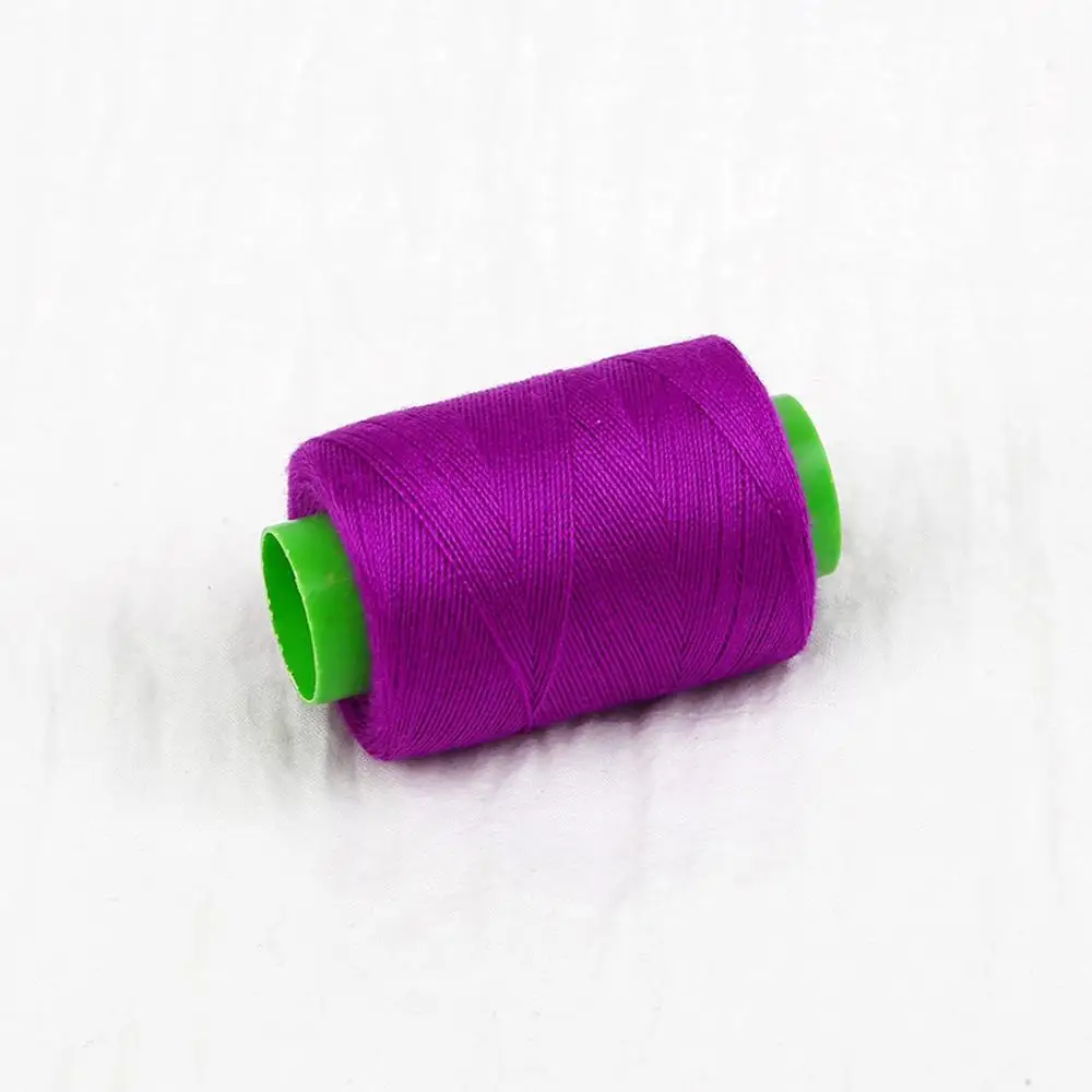 Purple Высокая прочность хлопок машинная вышивка швейные нитки для ручного шитья Ремесло патч, аксессуары Швейные принадлежности многоцветные - Цвет: Purple