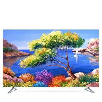 

Custom 19" - 80" 22 inch 75 inch Decorative Hood Cover for Screen LCD TV PC Painting Landscape Tree Sea Waterproof Green Blue